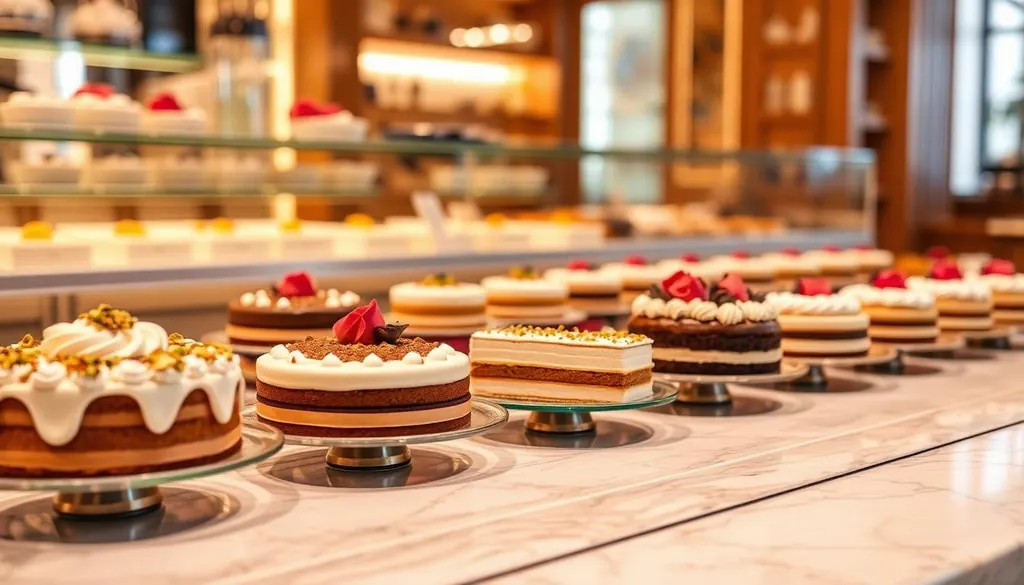 Freshly baked celebration cakes from Isfahan Sweets